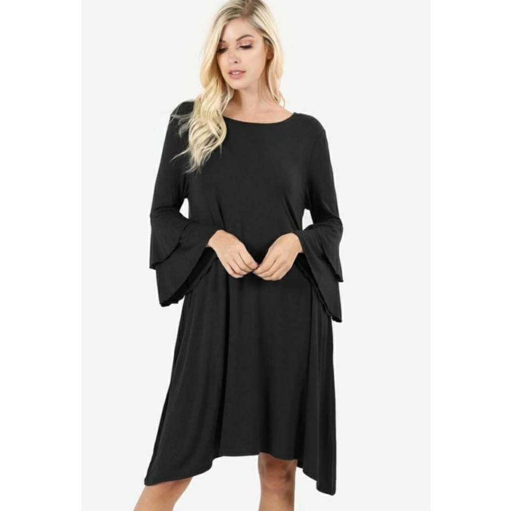 🆕🌿RUFFLE SLEEVED DRESS🌿